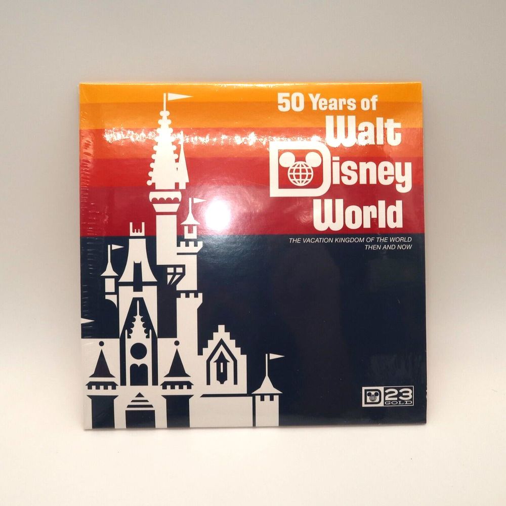 D23 Gold Member Gift 50 Years Of Walt Disney World 7" Vinyl Record Sealed